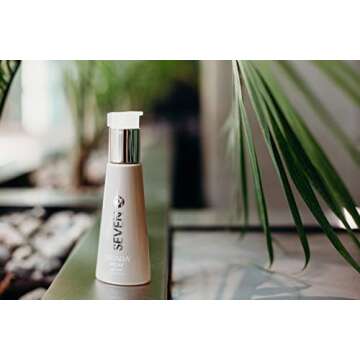 SEVEN Haircare SATARA Relax Serum, Hair Oil for Men & Women, Straightening Serum for Shine, Frizzy, Dry, Damaged Hair, Anti Frizz Thermal Protection with Rosemary & Chamomile, Made in USA, 3.2 oz