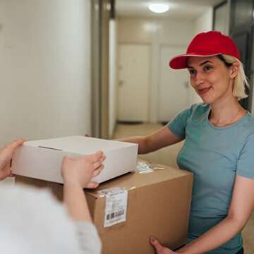 Lyeasw 11x8x2 Inch Shipping Boxes 20 Pack Corrugated Cardboard Box Mailer for Small Business Mailing Packing, White