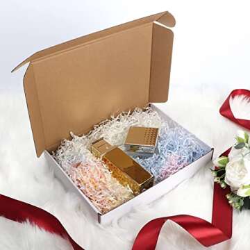 Lyeasw 11x8x2 Inch Shipping Boxes 20 Pack Corrugated Cardboard Box Mailer for Small Business Mailing Packing, White