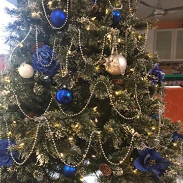 Gold Bead Garland 16.5ft Elegant Holiday Decor