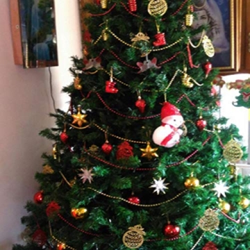 Gold Bead Garland 16.5ft Elegant Holiday Decor