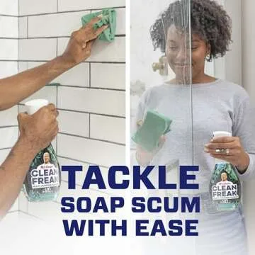 Mr. Clean Clean Freak Multi Surface Cleaning Spray, Deep Cleaning Mist Starter Kit and Refill Bundle, Unstopables Fresh Scent, 64 fl oz