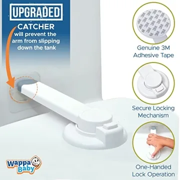 Secure Baby Toilet Lock - Easy Install & Durable