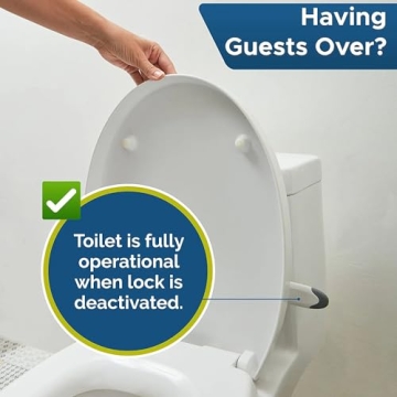 Secure Baby Toilet Lock - Easy Install & Durable