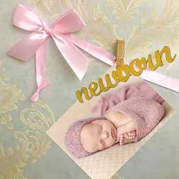 VGOODALL 1st Birthday Photo Banner - Milestone Decoration