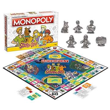 Monopoly Scooby-Doo! Board Game | Official Scooby-Doo! Merchandise Based on The Popular Scooby-Doo! ...