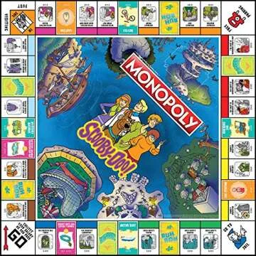 Monopoly Scooby-Doo! Board Game | Official Scooby-Doo! Merchandise Based on The Popular Scooby-Doo! Cartoon | Classic Monopoly Game Featuring Scooby-Doo! Characters