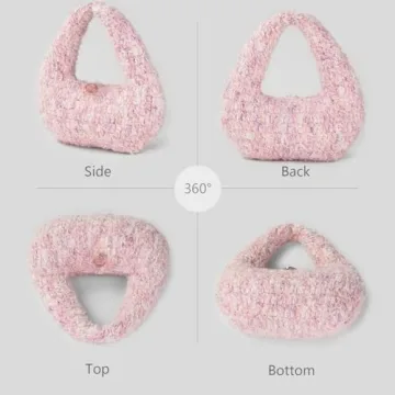 LUNIQO Handmade Crochet Bag for Women - Stylish Accessory