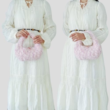 LUNIQO Handmade Crochet Bag for Women - Stylish Accessory