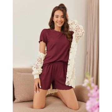 Ekouaer Women’s Soft Pajamas Set for Relaxing Style and Comfort
