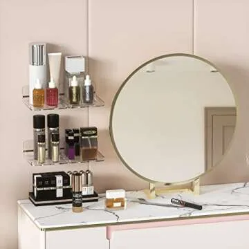 Wall Mount Floating Shelves for 2 Pcs Camera Mini Speaker Shelf Baby Monitor Wall Mount Shelf Other ...