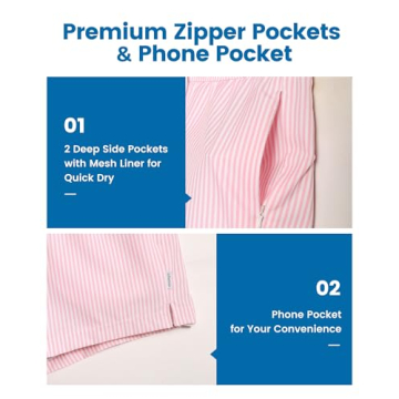 maamgic Mens Swim Trunks with Compression Liner