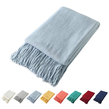 Homiest Cozy Decorative Knitted Throw Blanket for Sofa