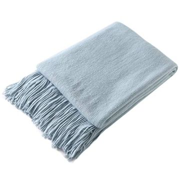 Homiest Cozy Decorative Knitted Throw Blanket for Sofa
