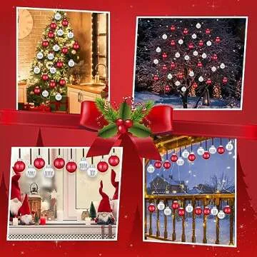 Liliful Christmas Ornaments Set for Festive Home Decor