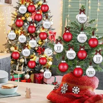 Liliful Christmas Ornaments Set for Festive Home Decor