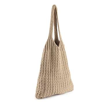 Stylish ENBEI Handmade Crochet Tote Bag for Women