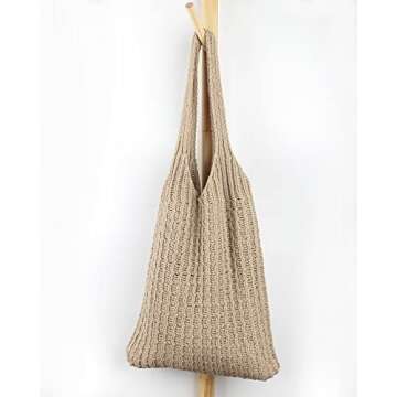 Stylish ENBEI Handmade Crochet Tote Bag for Women