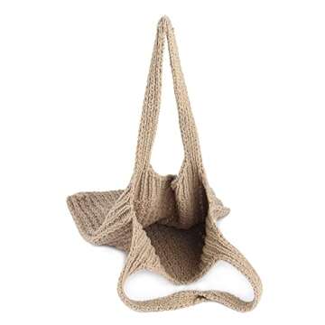 Stylish ENBEI Handmade Crochet Tote Bag for Women