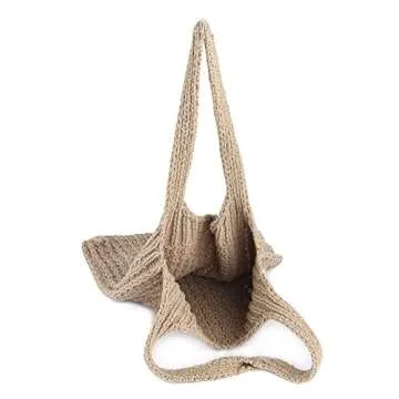 Stylish ENBEI Handmade Crochet Tote Bag for Women