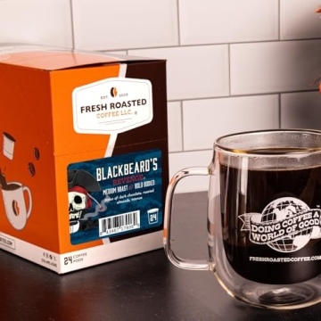 Fresh Roasted Coffee Blackbeard's Revenge Medium Roast Pods