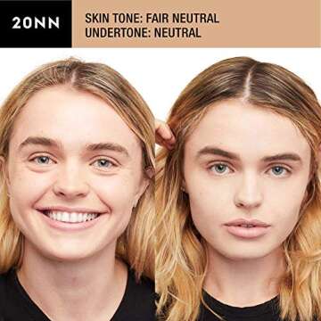 Urban Decay Stay Naked Weightless Liquid Foundation (20NN - Fair Neutral - Neutral Undertone), Waterproof Face Makeup, Buildable Medium Coverage with No Caking, Real-Skin Matte Finish - 1 fl oz