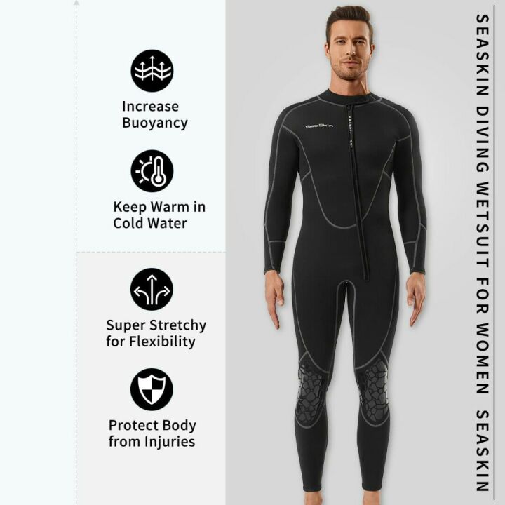 Seaskin 3mm Shorty Wetsuit for Diving and Surfing