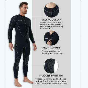 Seaskin 3mm Shorty Wetsuit for Diving and Surfing