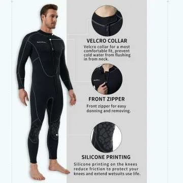 Seaskin 3mm Shorty Wetsuit for Diving and Surfing