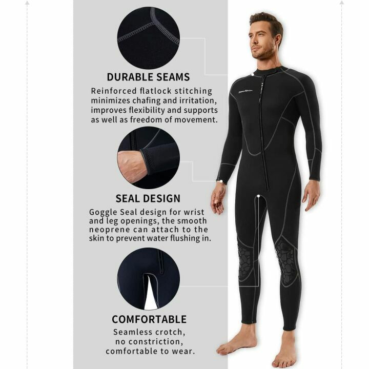 Seaskin 3mm Shorty Wetsuit for Diving and Surfing