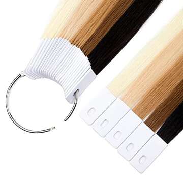 Felek Human Hair Color Ring 30 Pcs Testing Swatches