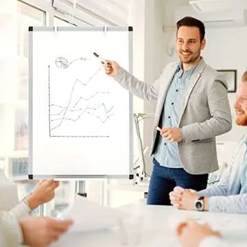 VIZ-PRO ECO Magnetic Mobile Whiteboard for Office & Classroom