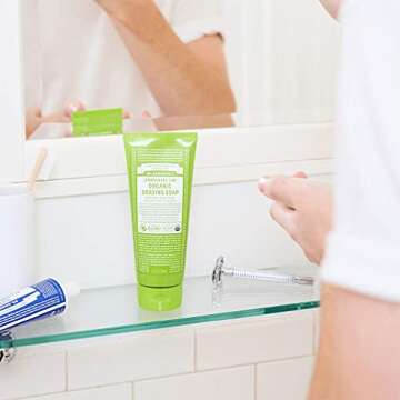 Dr. Bronner's Organic Lemongrass Lime Shaving Soap