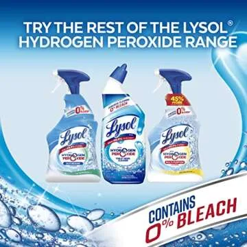Lysol Bleach Free Hydrogen Peroxide Toilet Bowl Cleaner, Fresh, 24 oz (Pack of 4)