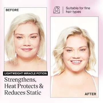 Eva NYC Mane Magic 10-in-1 Hair Primer for Fine Hair: Heat Protectant, Strengthening & Nourishing Styling Product With Sunflower Seed & Argan Oil, 5.4 fl oz