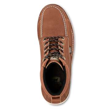 Irish Setter, Wingshooter ST, Men's, 6", Waterproof, Non-Metallic Safety Toe, Work Boot, Brown, 10.5 D (Medium)