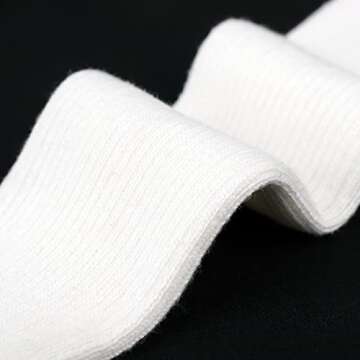 F Flammi Cashmere Blended Arm Warmer for Women Winter Fingerless Gloves Knit Mitten Gloves Wrist Warmer with Thumb Hole