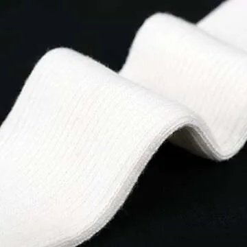 F Flammi Cashmere Blended Arm Warmer for Women Winter Fingerless Gloves Knit Mitten Gloves Wrist Warmer with Thumb Hole