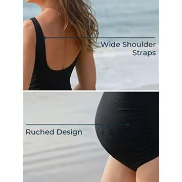 Stylish Summer Mae Maternity Swimsuit for Moms