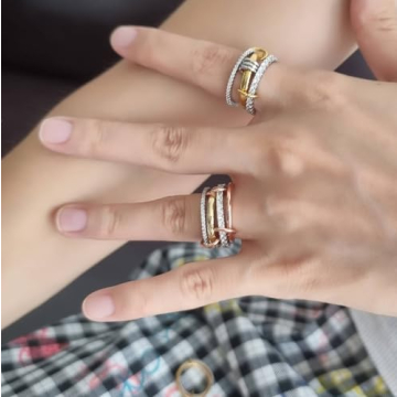 Bopiu Stackable Gold Rings for Women Non Tarnish