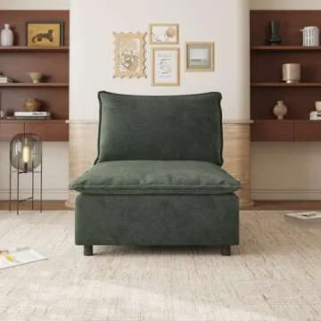 VASOENY Modern Accent Chair | Stylish Chenille Fabric
