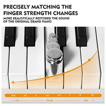 MUSTAR 88-Key Semi-Weighted Electric Piano and Stand