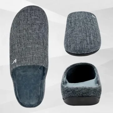 ERGOfoot Arch Support Slippers for Plantar Fasciitis Relief