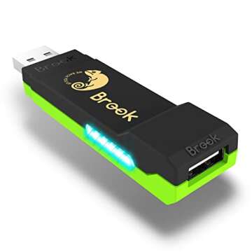 Brook Wingman XB Converter - Support Xbox Series X/S/One/360, PS5/PS4/PS3, Xbox Elite 1/2, Switch Pro Controllers on Xbox Series X/S/One/360 console, Support Turbo and Remap