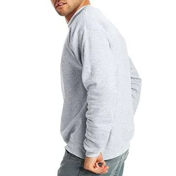 Hanes Mens Ecosmart Fleece Sweatshirt - Comfortable & Stylish