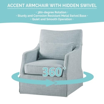 Elegant Martha Stewart London Swivel Chair for Home