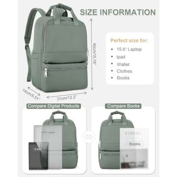 Travel Backpack Carry on Flight Approved Personal Item Travel Bag Small Travel Backpack for Women Laptop Backpack Teacher Work Backpack Carry on Backpack Personal Item Backpack Neoprene Backpack