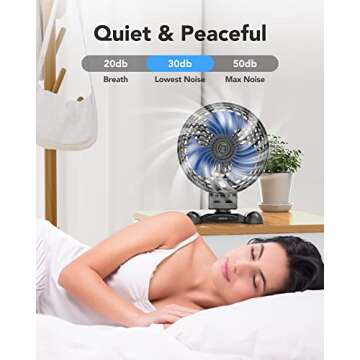 USB Desktop Small Fan, Stepless Speed Adjustment with Multiple Speed Levels, Portable Plug-in Personal Mini Fan,Quiet Powerful Airflow,Suitable for Office Home Dormitory Bedroom, 4.9 Feet Long Cable