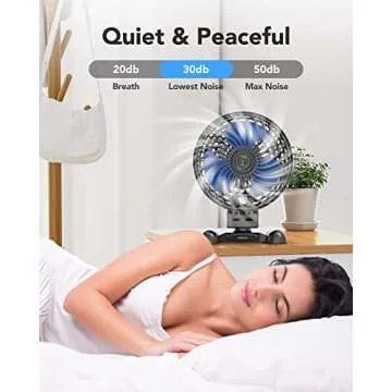 USB Desktop Small Fan, Stepless Speed Adjustment with Multiple Speed Levels, Portable Plug-in Personal Mini Fan,Quiet Powerful Airflow,Suitable for Office Home Dormitory Bedroom, 4.9 Feet Long Cable