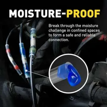 Haisstronica 150PCS Waterproof Heat Shrink Wire Connectors